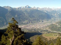 Veduta di Aosta