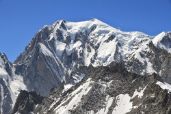 Vista sul Monte Bianco da Punta Helbronner